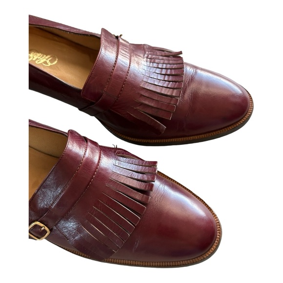 Julianelli Vintage Leather Blocked Heels Librarian Loafers Dress Shoes Size 9AA - Picture 6 of 11